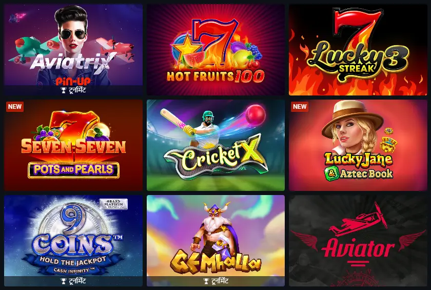 casino pin up online game betting slots